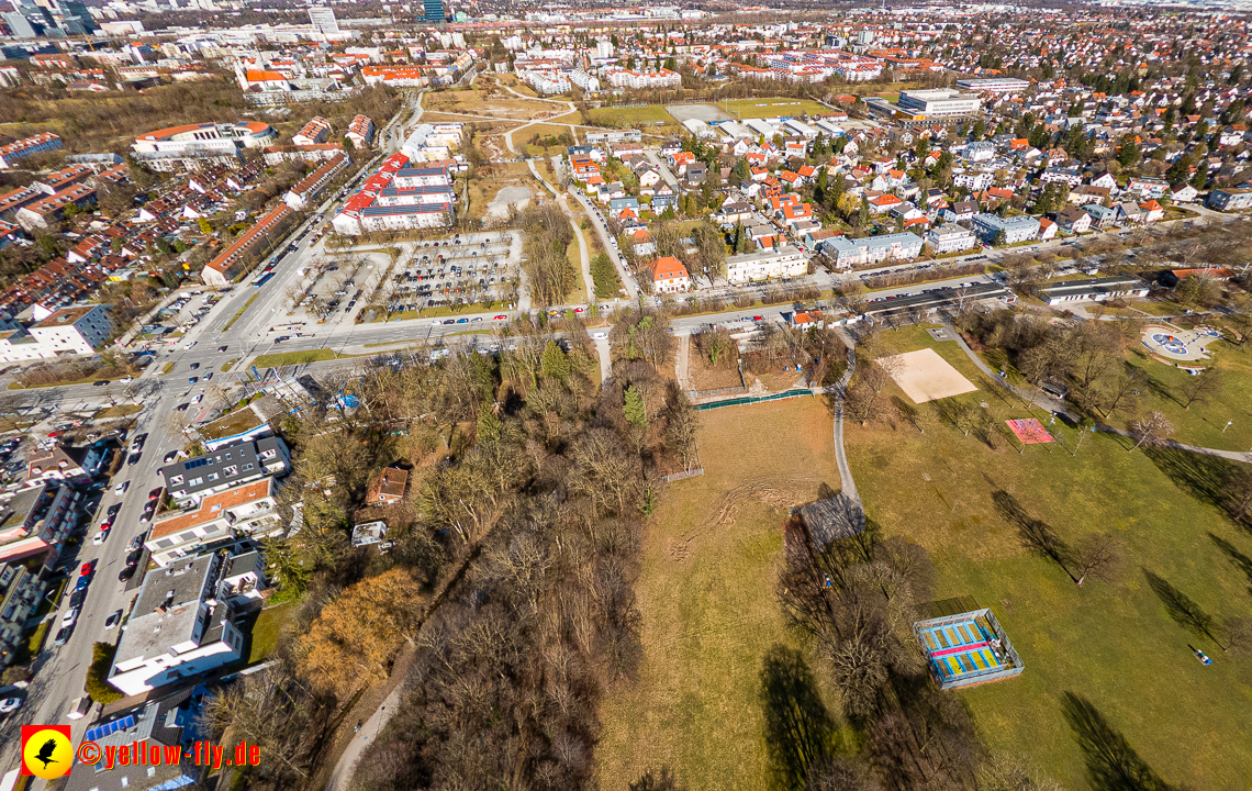 20.02.2023 - der Hachinger Bach und das Michaelibad in Neuperlach